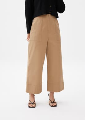 Brooklyn Cotton Wide Leg Culottes