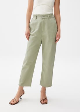 Sloane Elastic Paperbag Jeans
