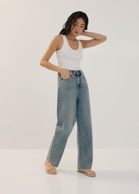 Mai Denim Barrel Jeans