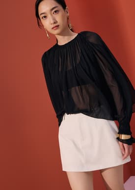 Sheer Poet Blouse