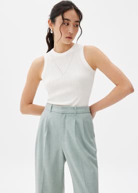 Ribbed Knit Tank Top