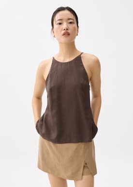 Round Neck Shell Camisole Top
