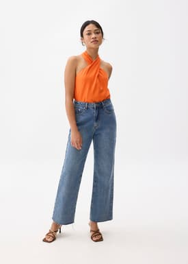 Elliot Denim Straight Leg Jeans