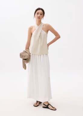 Linen Halter Top