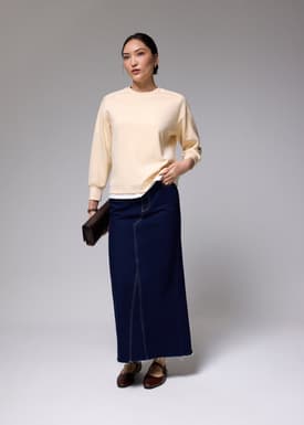 Relaxed Jersey Long Sleeve Top
