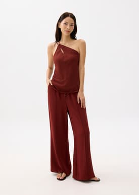 Leggy™ Elastic High Waist Straight Leg Pants