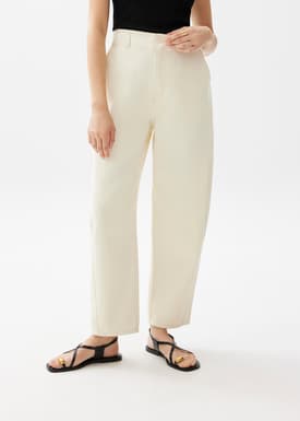Cotton Barrel Jeans