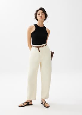 Cotton Barrel Jeans