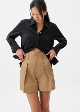 Cotton A-line Shorts