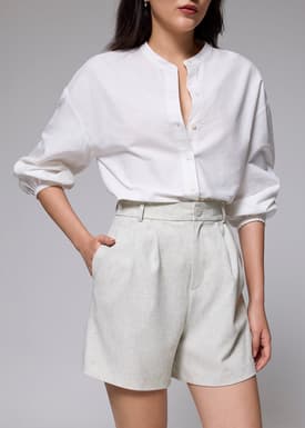 High Waist A-line Shorts