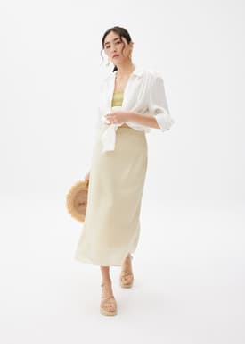 A-line Midaxi Skirt