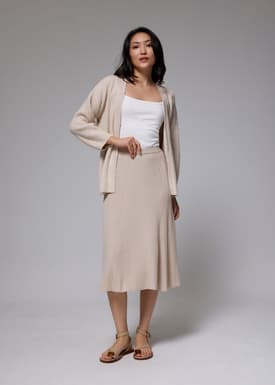 High Waist Crinkled Tiered Flare Midi Skirt | Love, Bonito SG High Waist Crinkled Tiered Flare Midi Skirt | Love, Bonito SG