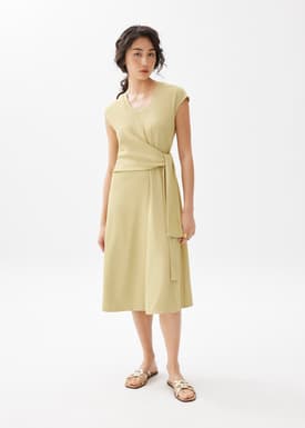Knot Column Midi Dress