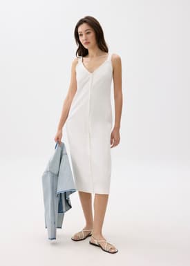 【Love Bonito】Charlotte V-neck Column Midi Dress Abigail Trapeze Camisole Midaxi Dress | Love, Bonito US