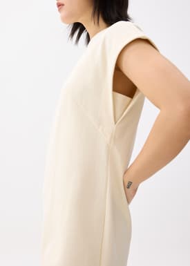 Jersey Round Neck Shift Mini Dress