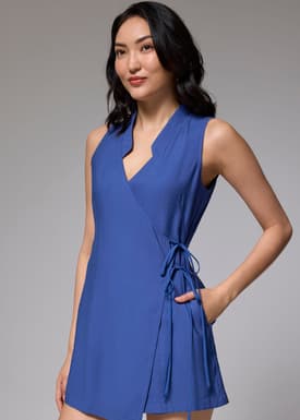 Viscose Front Tie A-line Romper
