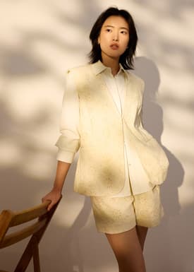 【在庫あり/即出荷可】 Tweed Belted Oversized Vest SG Bonito Love, | トップス