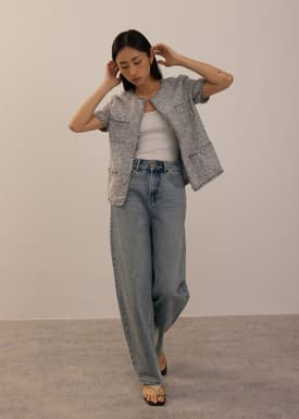 Oversized Tweed Jacket
