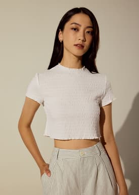 【Love Bonito】Kyle Knit Round Neck Crop Top Kyle Knit Round Neck Crop Top | Love, Bonito US