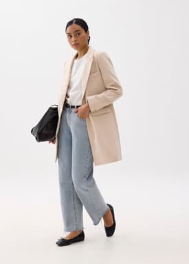 Classic Tailored Notch Lapel Coat