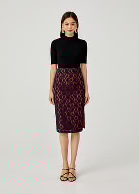 Mason Lace Pencil Skirt