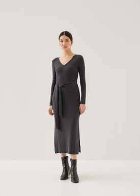 Issie Knit Column Midi Dress