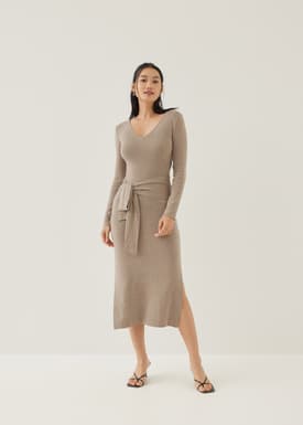 Issie Knit Column Midi Dress