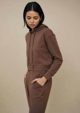 cheak Cosy Cropped Hoodie