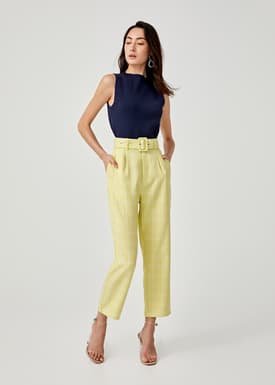 Haniela Funnel Neck Knit Top