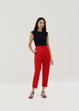 Jordyn Cropped Peg Leg Pants