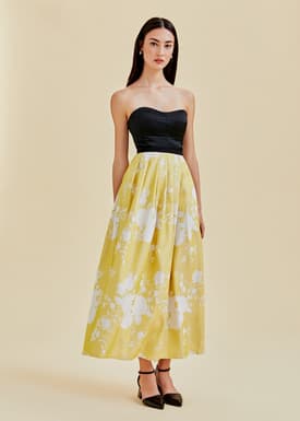 Aliz Jacquard Maxi Skirt