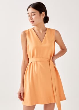 Reylita Tie Swing Dress