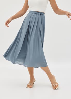 Marita Wrap Pleated Culottes