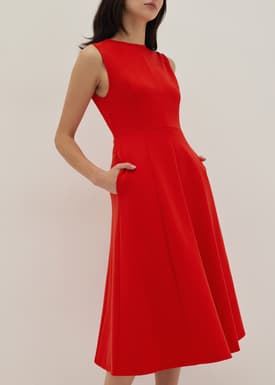 Winona Panelled Fit & Flare Dress
