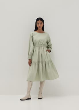 The east order mabel midi dress outlet