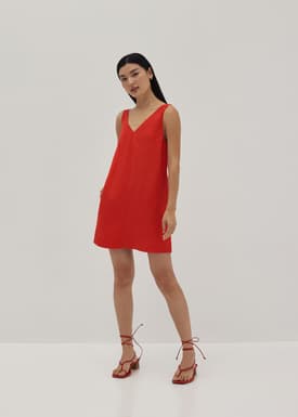 Laureen Linen Shift Dress