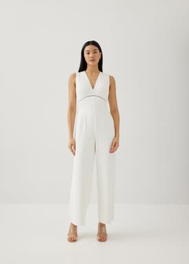 Ottilie Padded Ladder Trim Jumpsuit