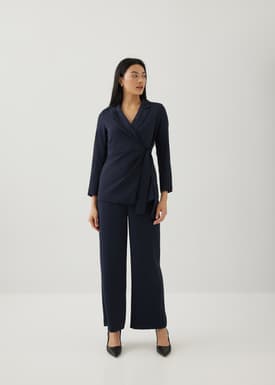 Elina Front Wrap Blazer