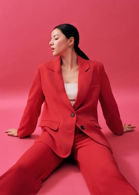 Gwyn Oversized Collared Blazer