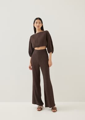 Thelma Elastic Puff Sleeve Top