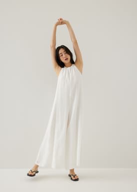 Leondra Textured Wide Leg Jumpsuit