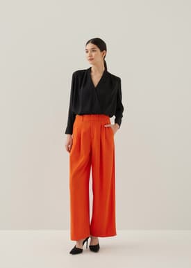 Thalie Tailored Wide Leg Pants