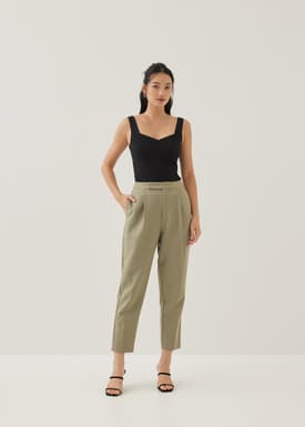 Sela Tailored Peg Leg Pants