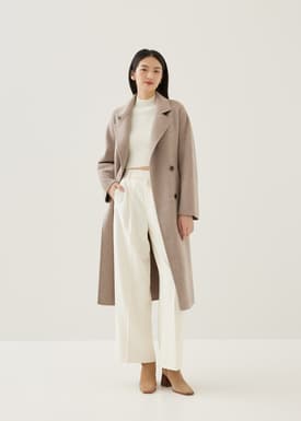 Alitha Double Breasted Wool Coat