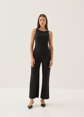 Breen Padded Flare Jumpsuit