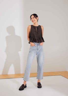 Laia Denim Straight Leg Jeans