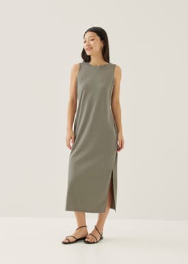 Jarlo Low Back Twist Maxi Dress