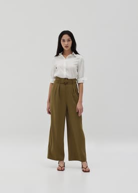 Leilani Belted Straight Leg Pants