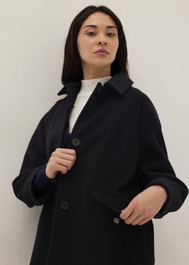 Zoey Heavyweight Cocoon Coat