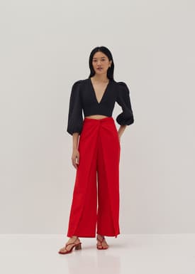 Glynda Padded Cut Out Straight Leg Jumpsuit | Love, Bonito INTL